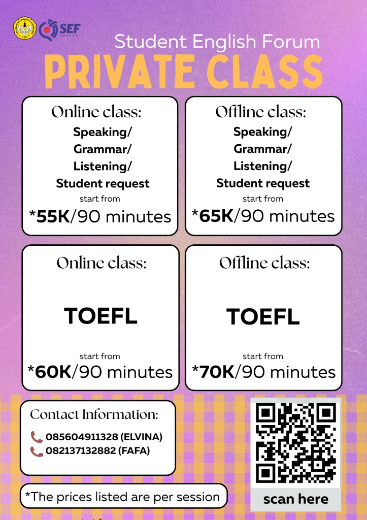 SEF PRIVATE CLASS